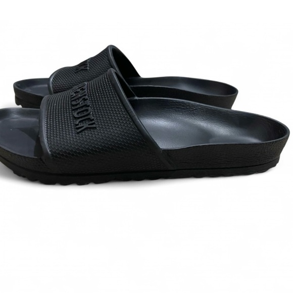 Birkenstock Black Slide Sandals Size 38/ 7-7.5 Like NEW - Picture 3 of 4